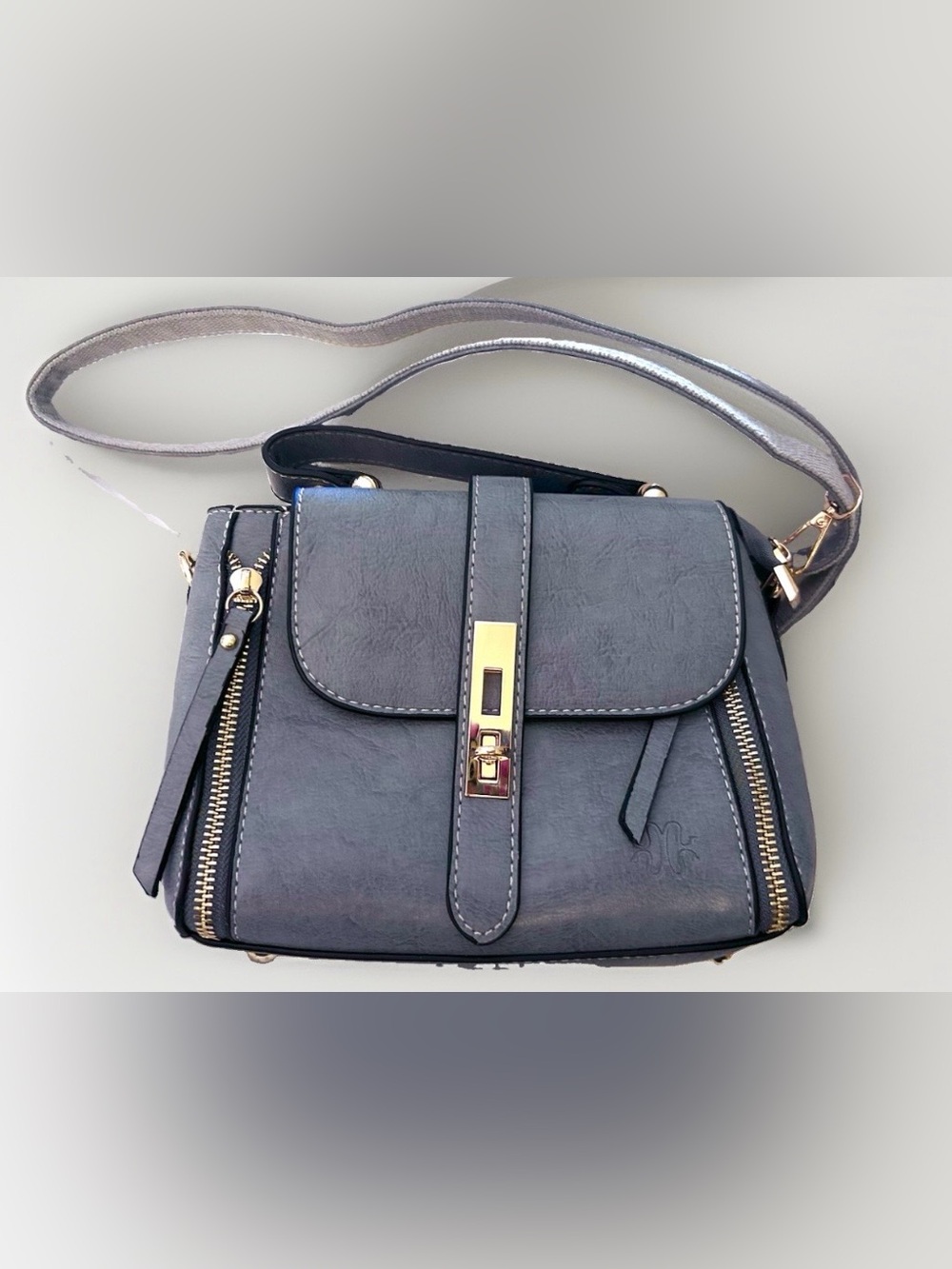 Stauer Parisian Chic Claire Handbag (French Blue)